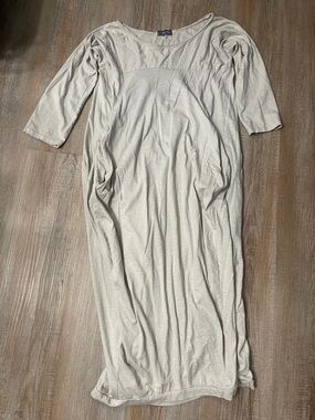 Light Beige Lounge Maxi/sleep Dress